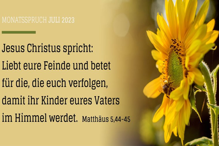 Monatsspruch Juli 2023 Nachrichten Ev Luth Kirchenkreis Lübeck